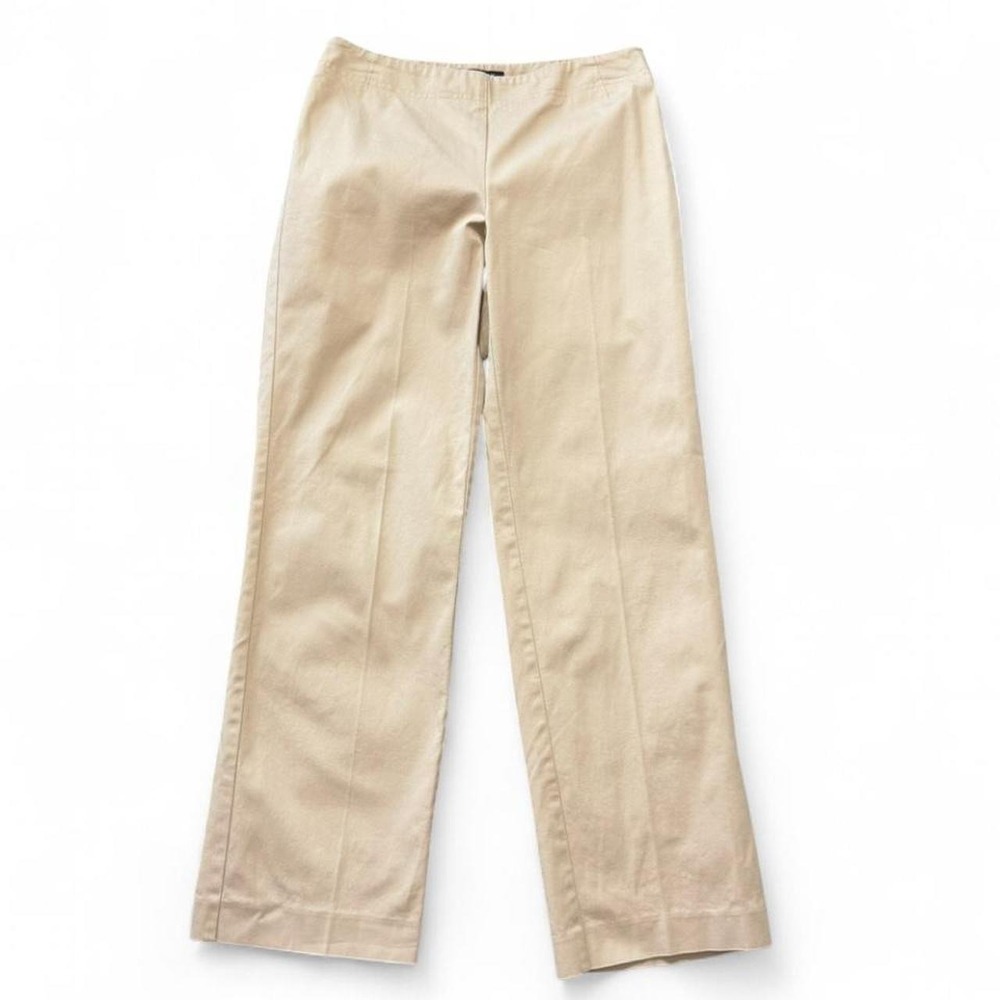Vintage 90s New York & Company Tan Straight Leg Pants, Women's Size 4 Petite